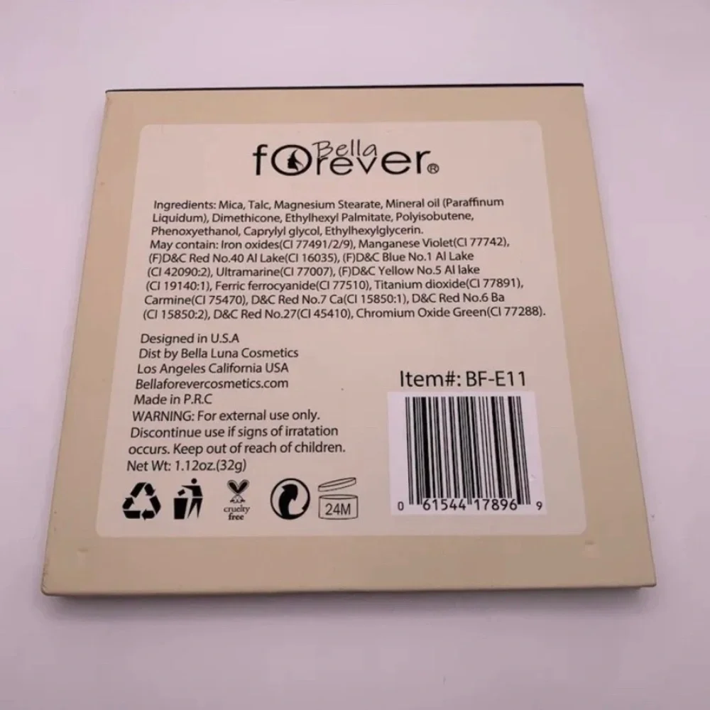 NEW Bella Forever MEDUSA 1 16 Colors Eve Shadow Palette